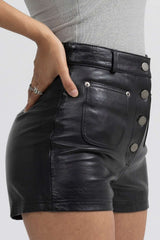 Maleni Women's Leather Shorts
