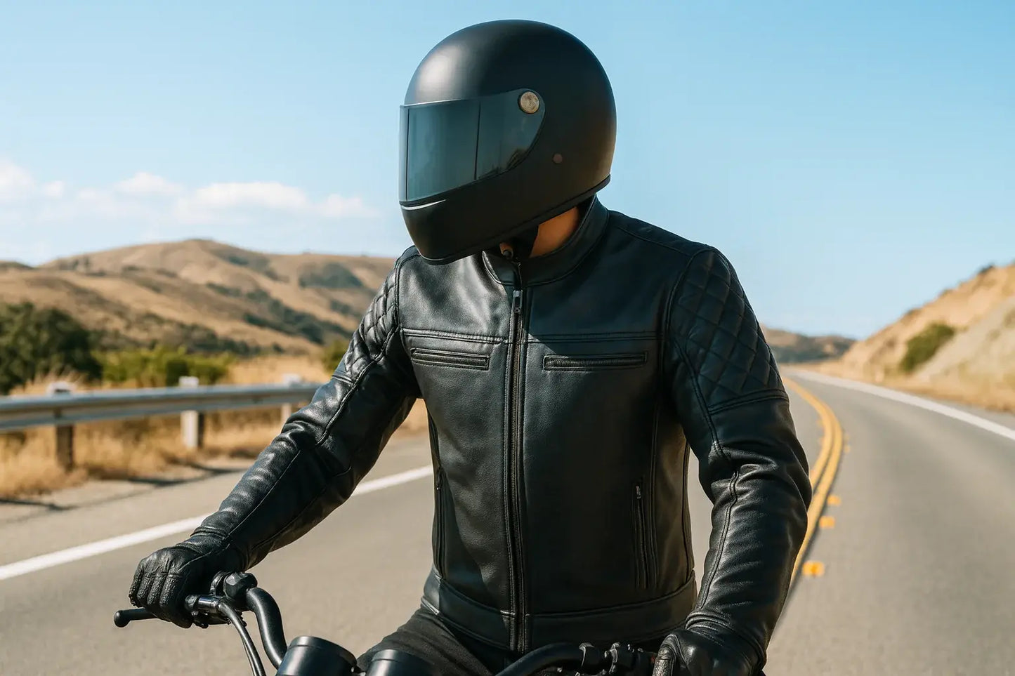 Vortex - Men's Ultra Leather Motorcycle Jacket - Unik Just for Bikers - Flyclothing LLC