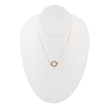 Bronze Marcasite Necklace