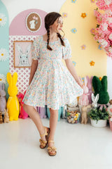 Hoppy Easter Smocked Ruffle Dress - Mila & Rose ® - Flyclothing LLC