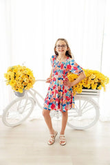 Sunshine Garden Smocked Ruffle Dress - Mila & Rose ® - Flyclothing LLC