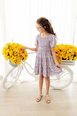 Lovely Lavender Smocked Ruffle Dress - Mila & Rose ® - Flyclothing LLC