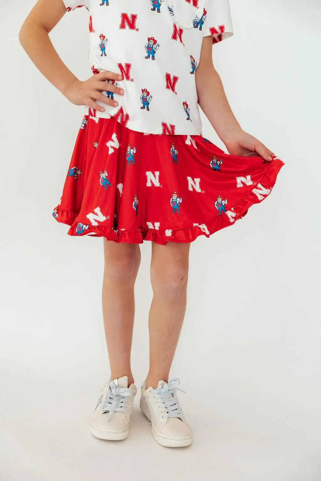 Nebraska Red Herbie Husker Twirl Skort - Mila & Rose ® - Flyclothing LLC