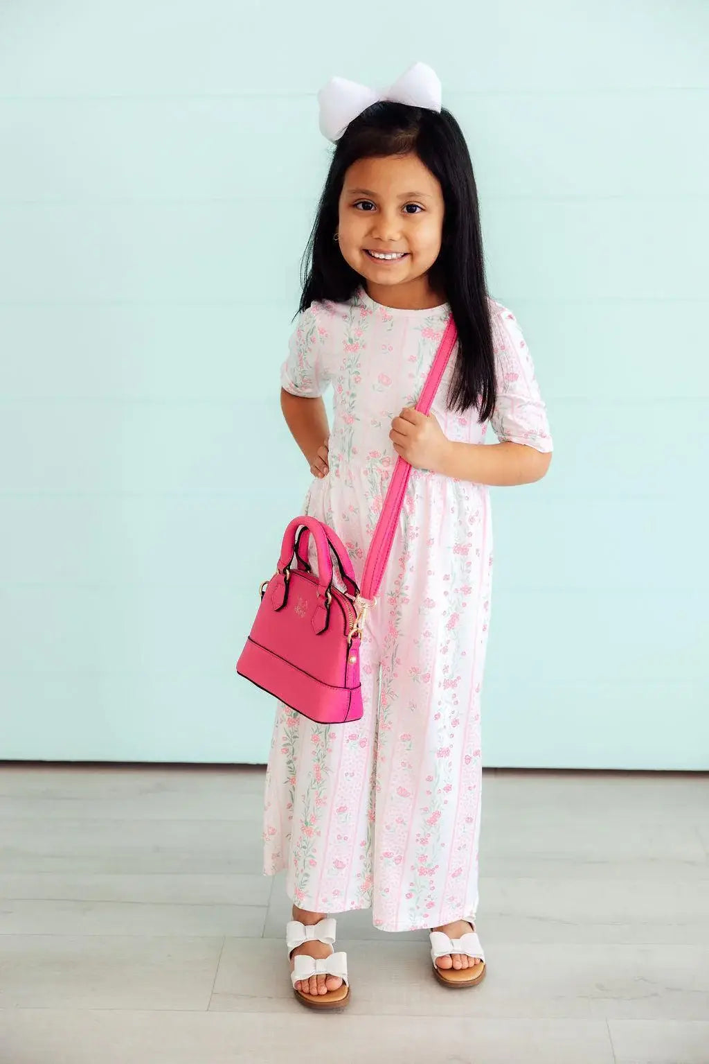 Fancy Florals Wide Leg Jumpsuit - Mila & Rose ® - Flyclothing LLC