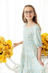Buttercup Blooms Smocked Ruffle Dress - Mila & Rose ® - Flyclothing LLC