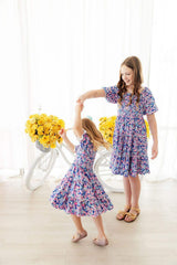 Darling Daisies Smocked Ruffle Dress - Mila & Rose ® - Flyclothing LLC