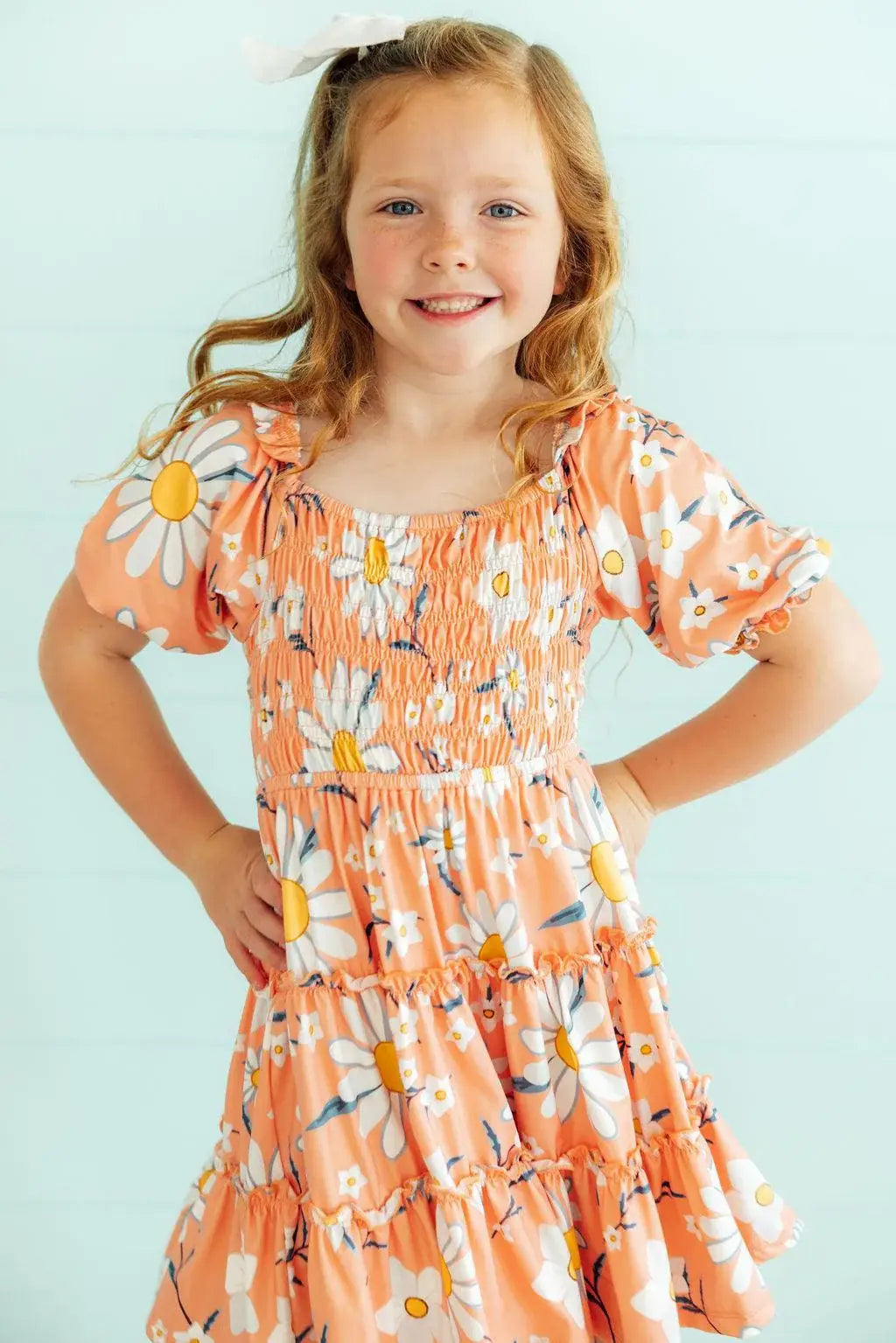 Daisy Darling Smocked Ruffle Dress - Mila & Rose ® - Flyclothing LLC