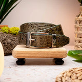 Riccardo Belt Rustic Olive - Marco Di Milano - Flyclothing LLC