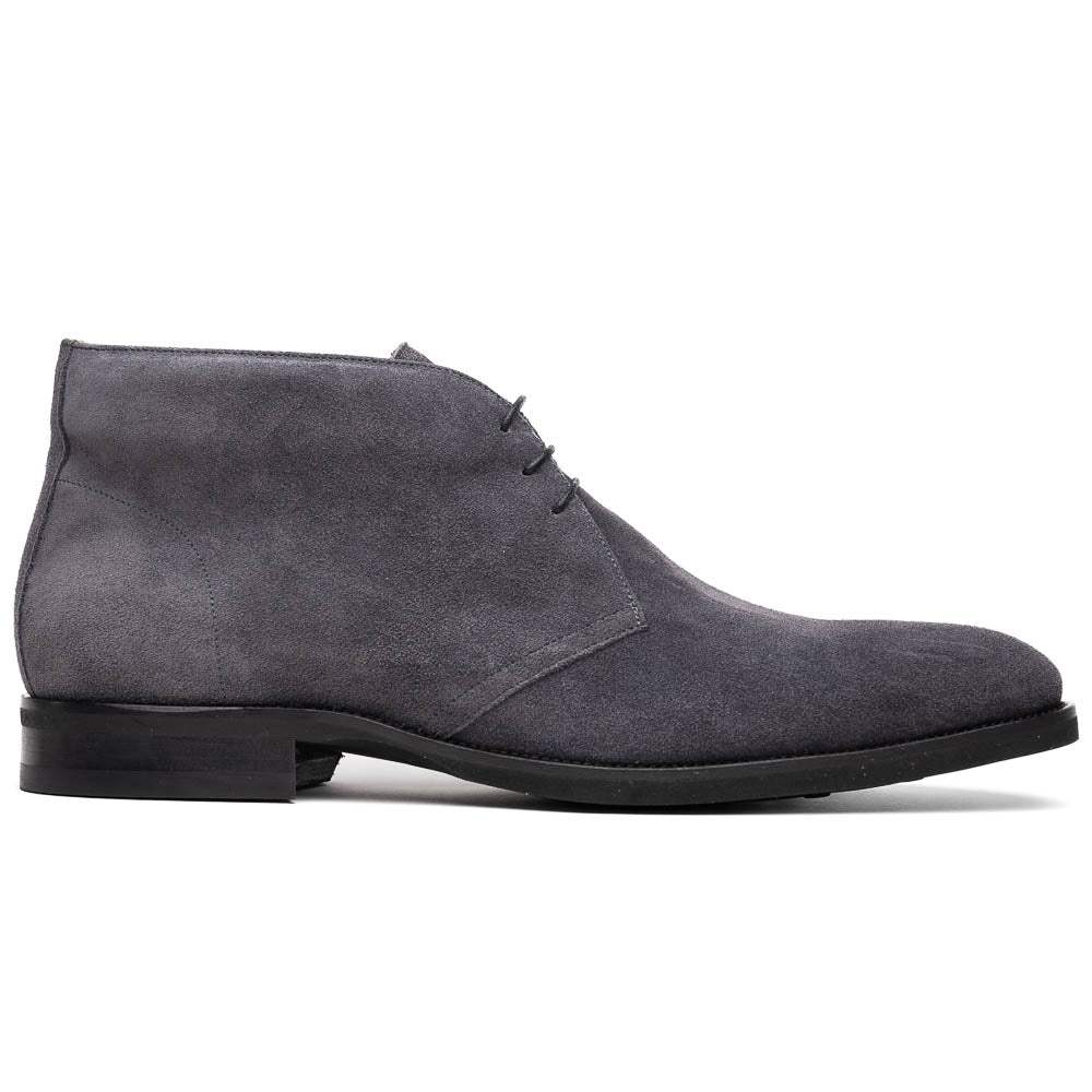46-592-GRY MARCO Suede Calfskin Chukka Boot Grey - Zelli Italia - Flyclothing LLC