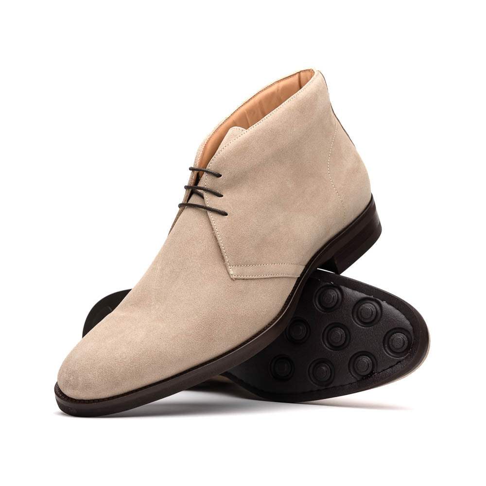 46-592-SND MARCO Suede Calfskin Chukka Boot Sand - Zelli Italia - Flyclothing LLC