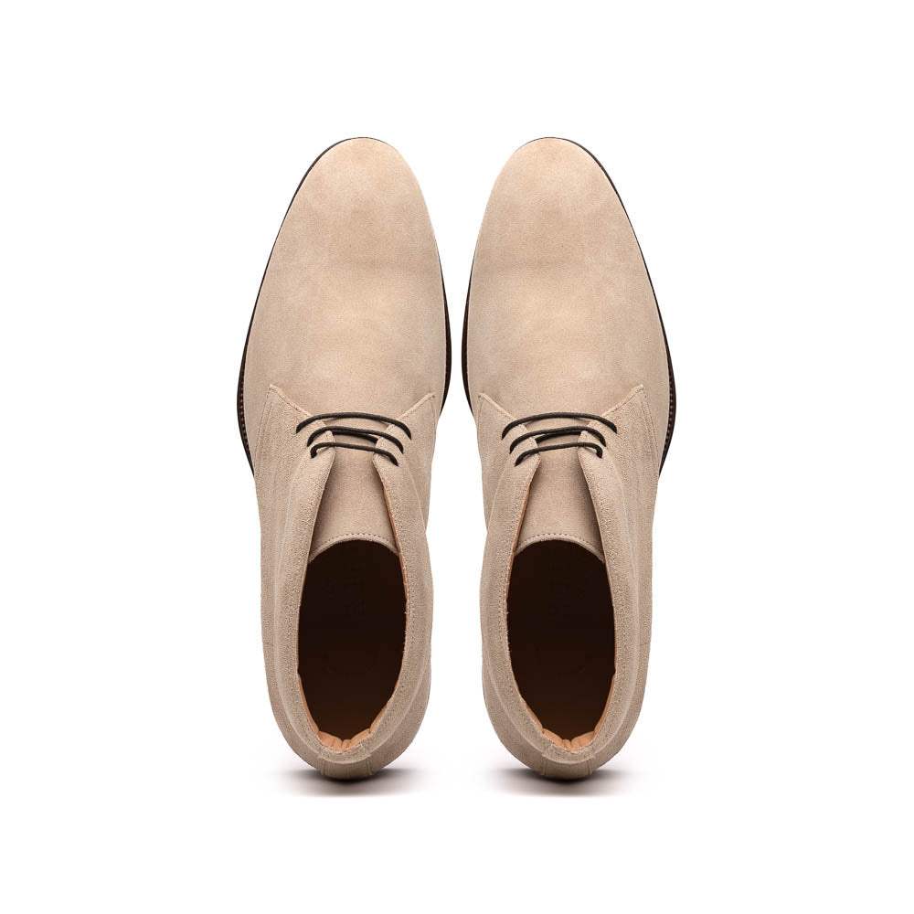 46-592-SND MARCO Suede Calfskin Chukka Boot Sand - Zelli Italia - Flyclothing LLC