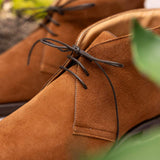 46-592-TOB MARCO Suede Calfskin Chukka Boot, Tobacco - Zelli Italia - Flyclothing LLC