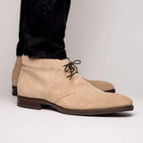 46-592-SND MARCO Suede Calfskin Chukka Boot Sand - Zelli Italia - Flyclothing LLC