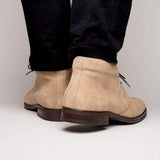 46-592-SND MARCO Suede Calfskin Chukka Boot Sand - Zelli Italia - Flyclothing LLC