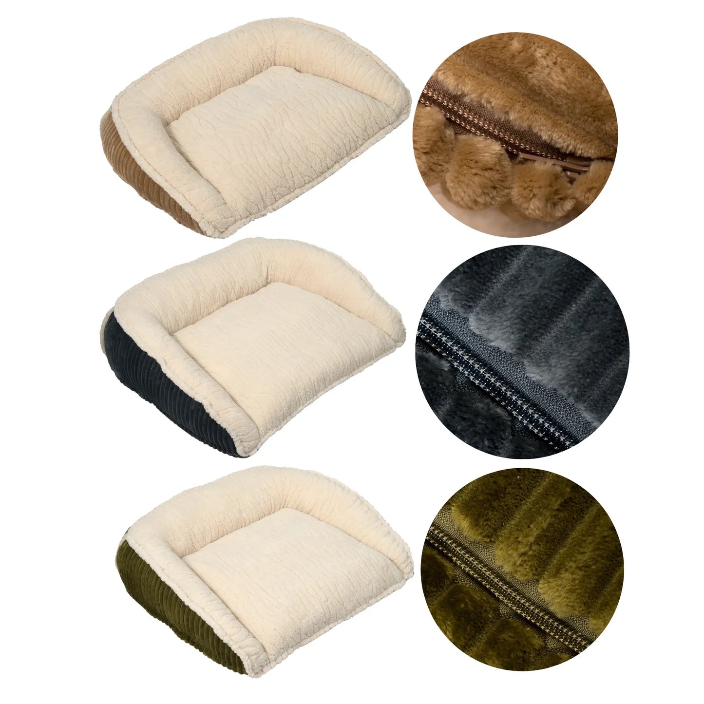 Scout Perfect Bolster Dog Bed - HuggleHounds - Flyclothing LLC