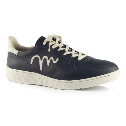 Movers by Sandro Moscoloni Mark Genuine Leather Men's Blue Sneakers