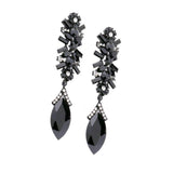 Marquise Glass Crystal Drop Evening Earrings - Madeline Love - Flyclothing LLC