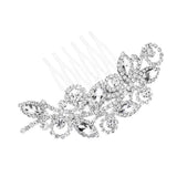 Marquise Stone Accented Rhinestone Hair Comb - Madeline Love - Flyclothing LLC