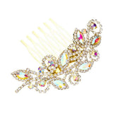 Marquise Stone Accented Rhinestone Hair Comb - Madeline Love - Flyclothing LLC