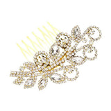 Marquise Stone Accented Wedding Bridal Rhinestone Hair Comb - Madeline Love - Flyclothing LLC