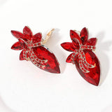 Marquise Stone Cluster Evening Clip On Earrings - Madeline Love - Flyclothing LLC