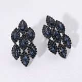 Marquise Stone Embellished Clip On Earrings - Madeline Love - Flyclothing LLC