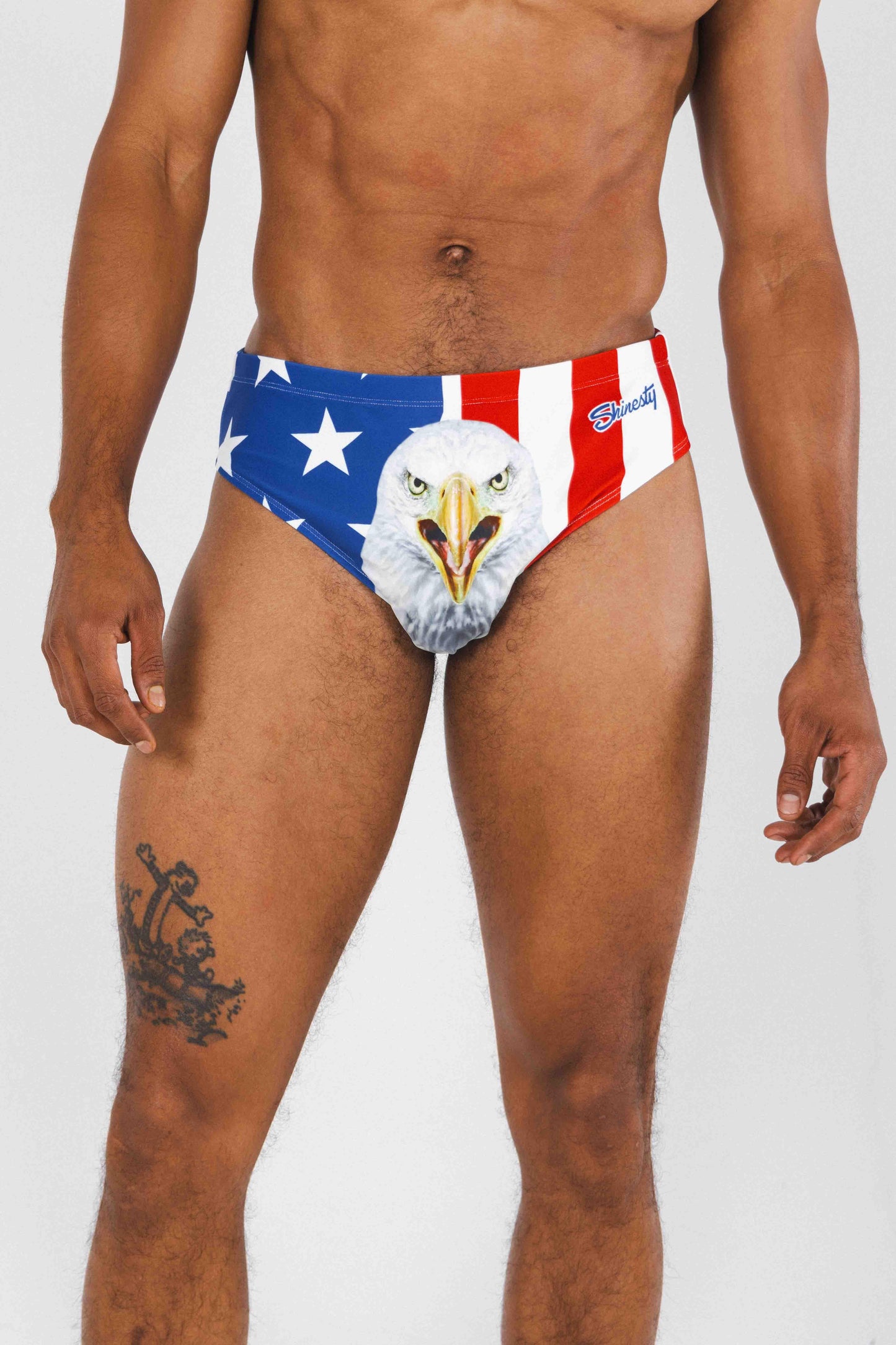 The Mascot | American Flag Ball Hammock® Pouch Swim Brief - Shinesty - Flyclothing LLC