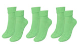 tittimitti® Women’s 100% Organic Combed Cotton Socks 3-Pack – Made in Italy - tittimitti - Flyclothing LLC