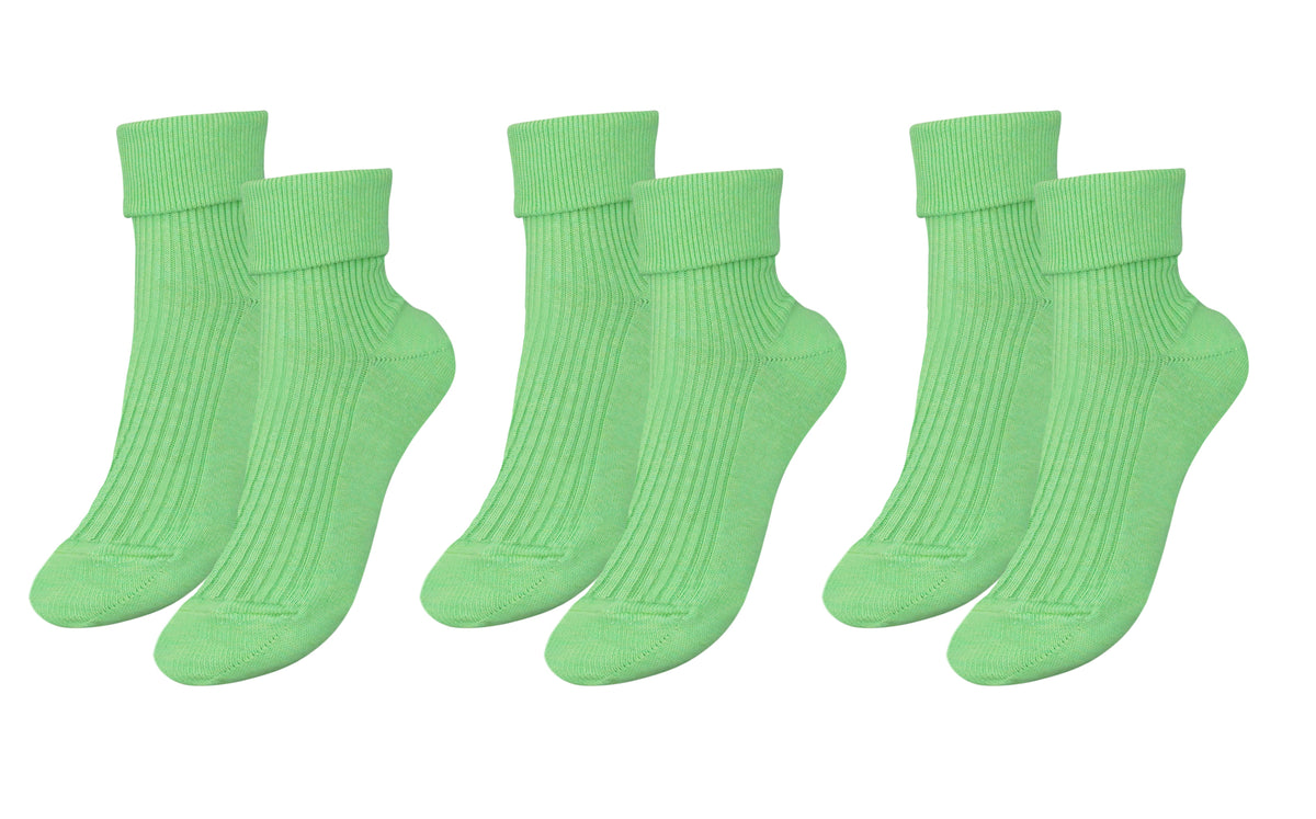 tittimitti® Women’s 100% Organic Combed Cotton Socks 3-Pack – Made in Italy - tittimitti - Flyclothing LLC