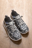 Mayo Sneaker in Light Grey Leopard - Naughty Monkey