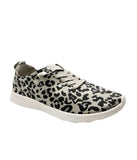 Mayo Sneaker in Light Grey Leopard - Naughty Monkey