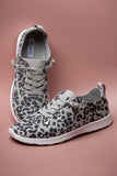 Mayo Sneaker in Light Grey Leopard - Naughty Monkey