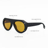 Vega Shield - Matte Black & Yellow - TopFoxx - Flyclothing LLC