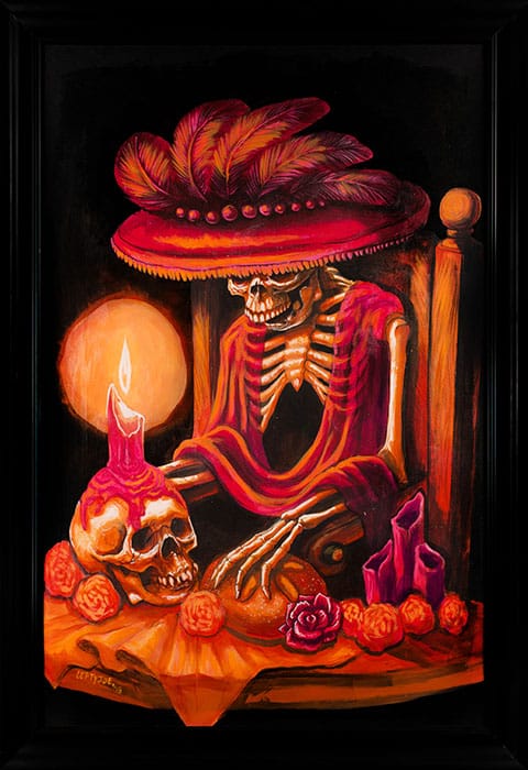 Black Market Art Company Memories Candlelight Print
