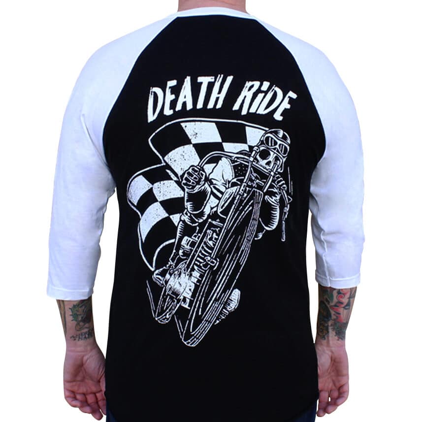 Black Market Art Company Death Ride Mens Baseball T-Shirt