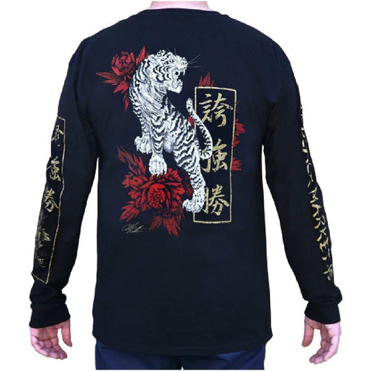Black Market Art Company Strength Men's Long Sleeve T-Shirt - Black Market Art Company - Flyclothing LLC