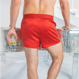 The Shaking Sheets | Valentine's Day Men’s Silk Boxers - Shinesty - Flyclothing LLC