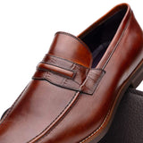 15-703-CGN MEO Hand Burnished Loafers Cognac - Zelli Italia - Flyclothing LLC