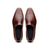 15-703-CGN MEO Hand Burnished Loafers Cognac - Zelli Italia - Flyclothing LLC