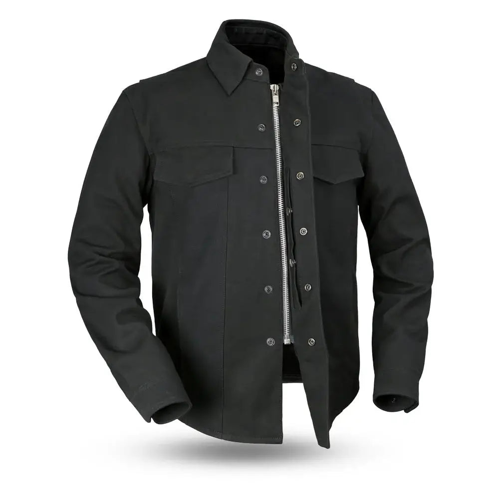 Mercer - Men's Motorcycle Canvas Shirt - First Manufacturing Company - Flyclothing LLC