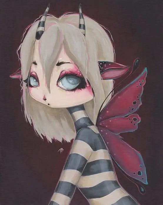 Black Market Art Company Merlot Sprite Print - Black Market Art Company - Flyclothing LLC