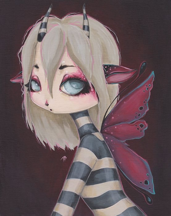 Black Market Art Company Merlot Sprite Print