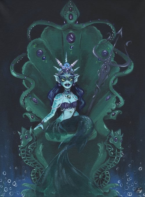 Black Market Art Company Mermaid Queen Print