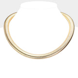 Metal Snake Chain Necklace - Madeline Love - Flyclothing LLC