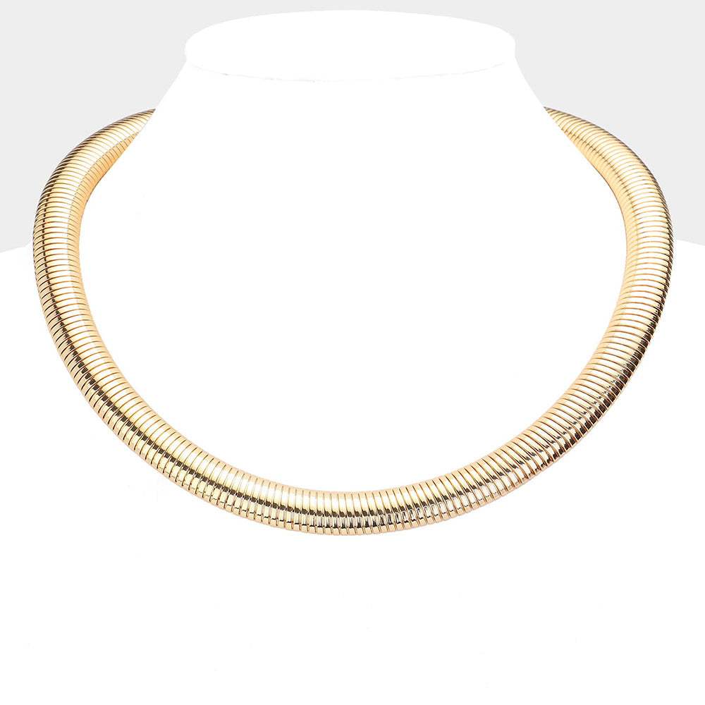 Metal Snake Chain Necklace - Madeline Love - Flyclothing LLC