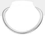 Metal Snake Chain Necklace - Madeline Love - Flyclothing LLC