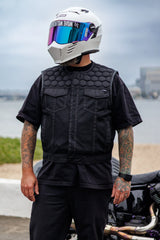 Hornet Moto Mesh Men's Club Style Vest - First Manufacturing Company - Flyclothing LLC