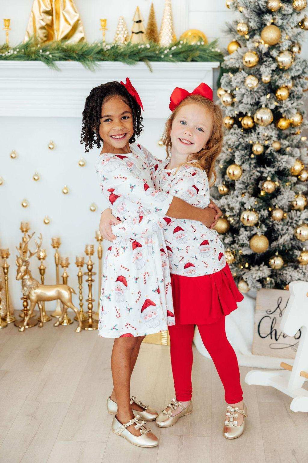 Mistletoe Magic 3/4 Sleeve Pocket Twirl Dress - Mila & Rose ® - Flyclothing LLC