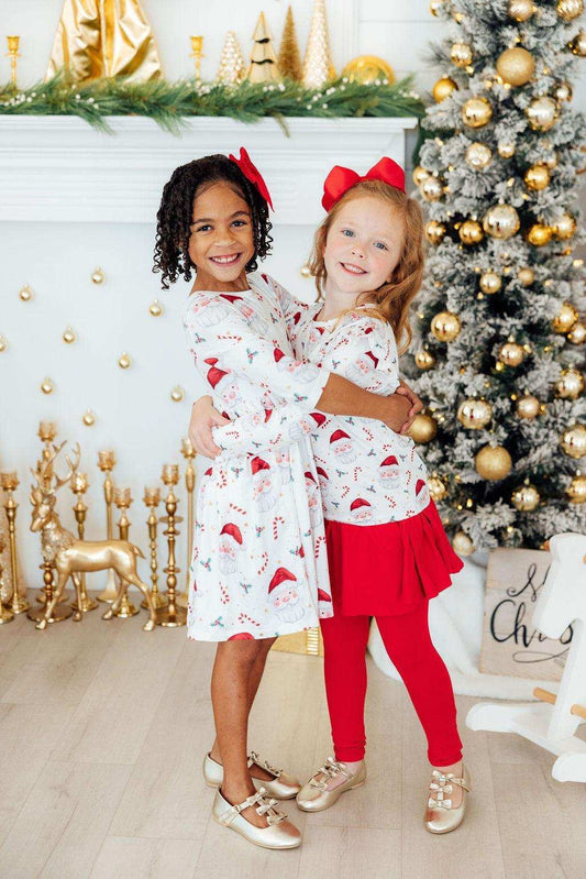 Mistletoe Magic 3/4 Sleeve Pocket Twirl Dress - Mila & Rose ® - Flyclothing LLC