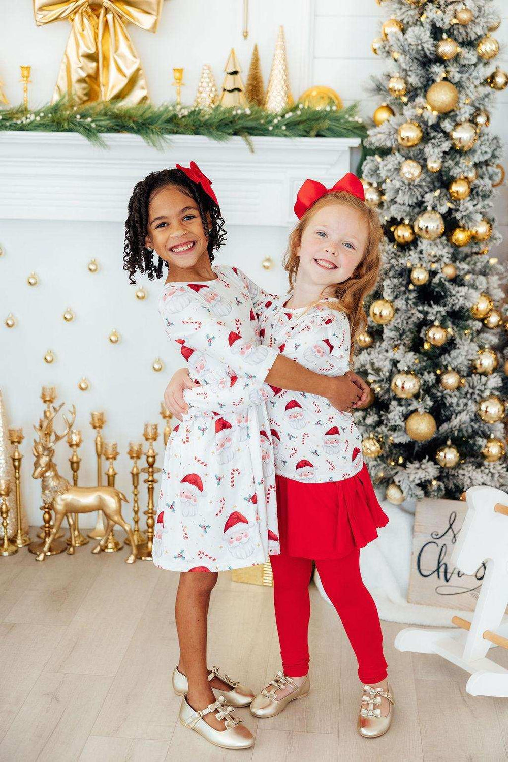 Mistletoe Magic L/S Ruffle Tee - Mila & Rose ® - Flyclothing LLC